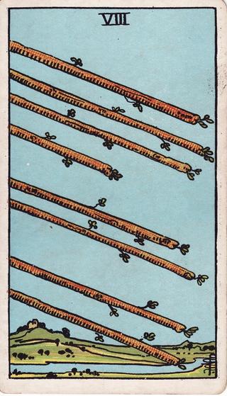 Eight of Wands Tarot Card Meanings