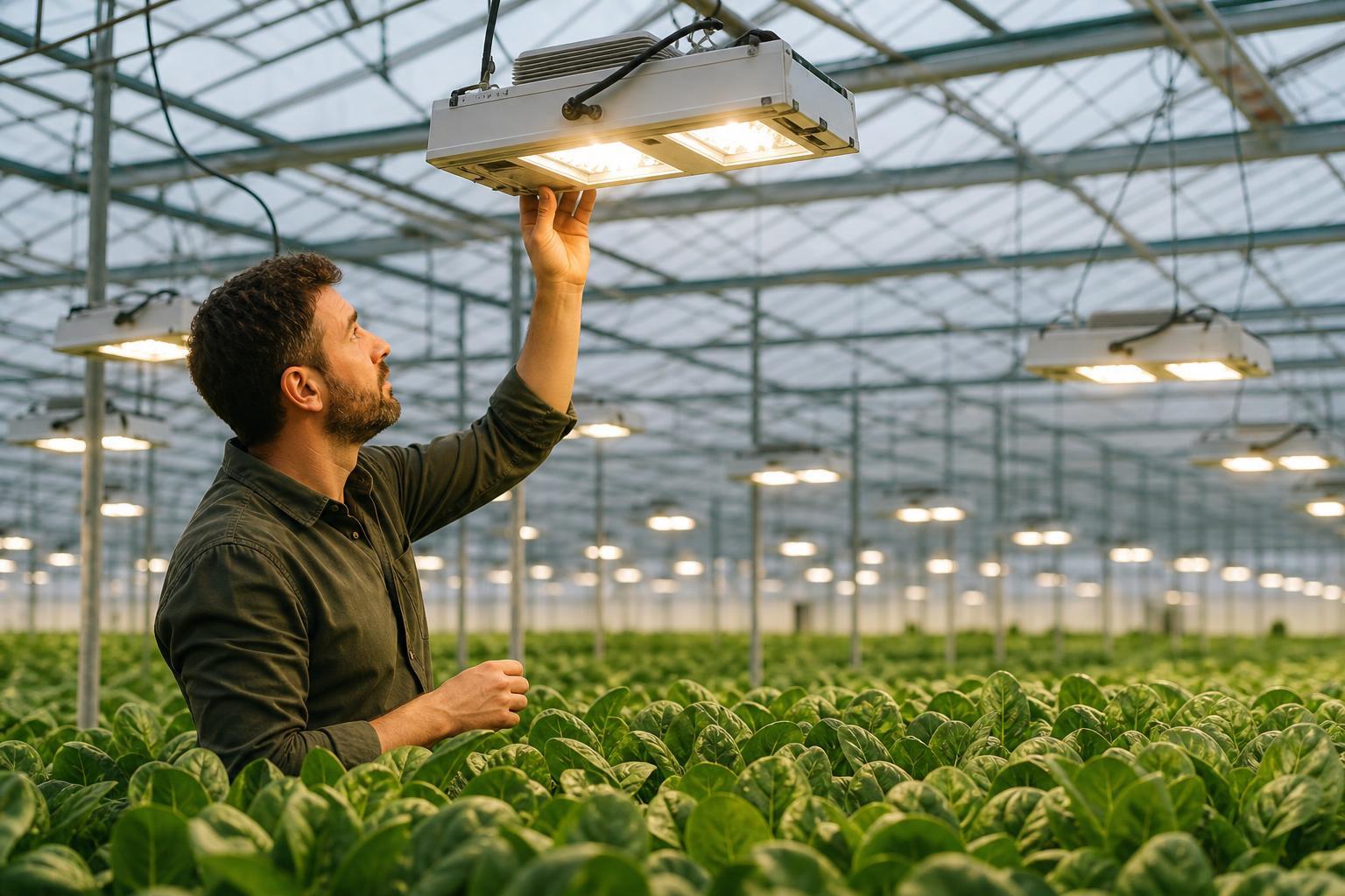 greenhouse lighting layout