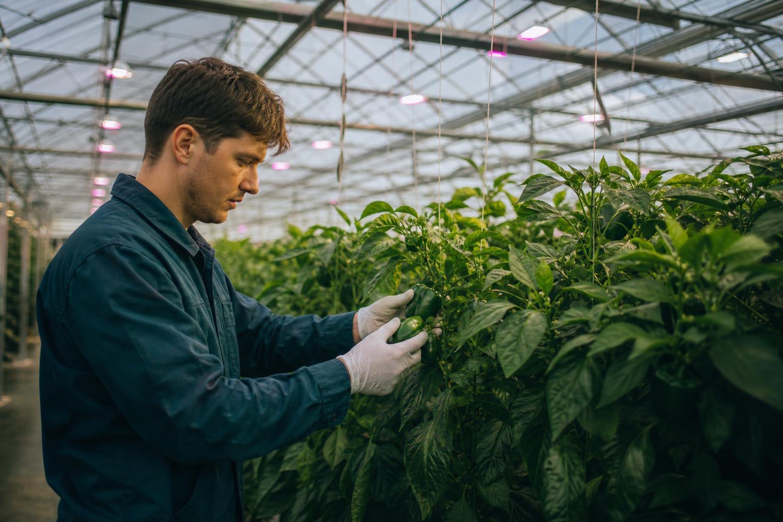 pepper DLI greenhouse
