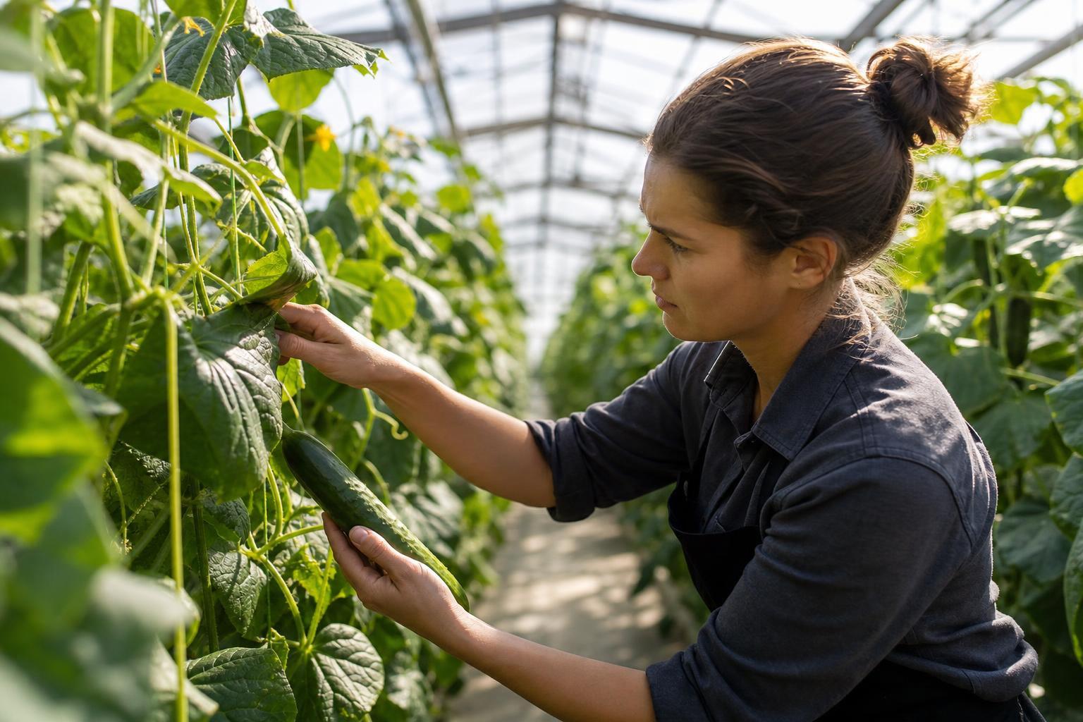 cucumber DLI greenhouse