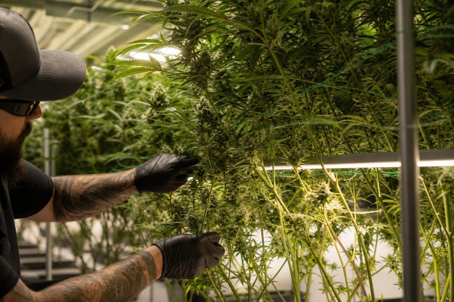 lower canopy lighting cannabis