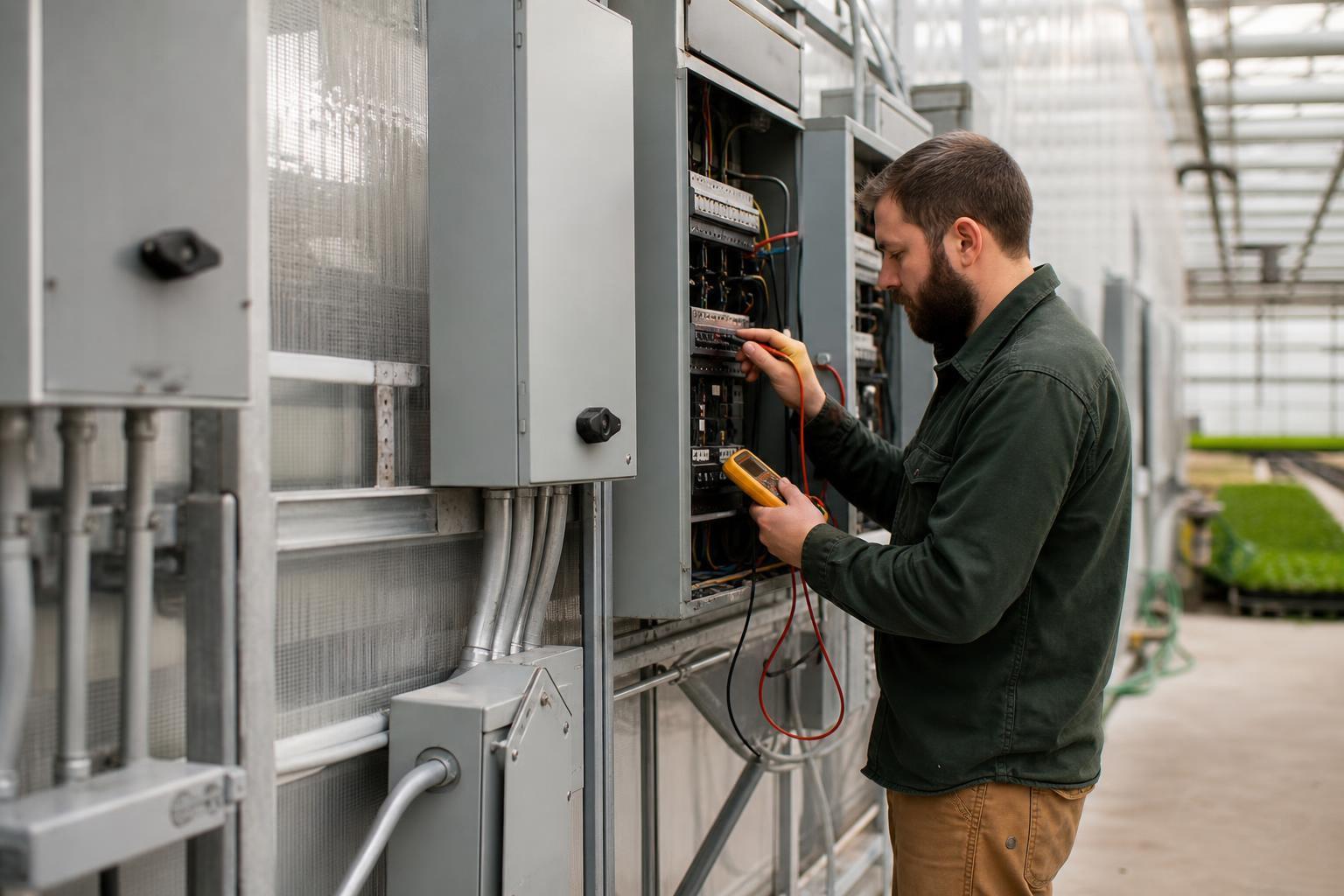 greenhouse electrical infrastructure