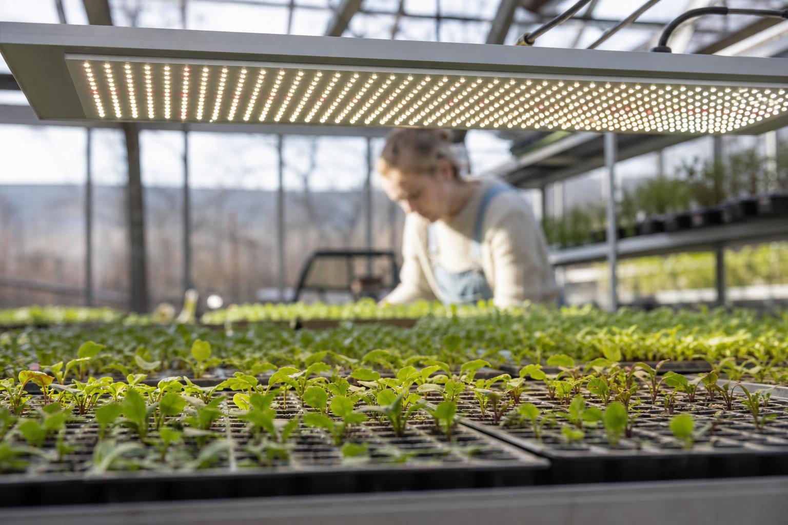 seedling lighting greenhouse