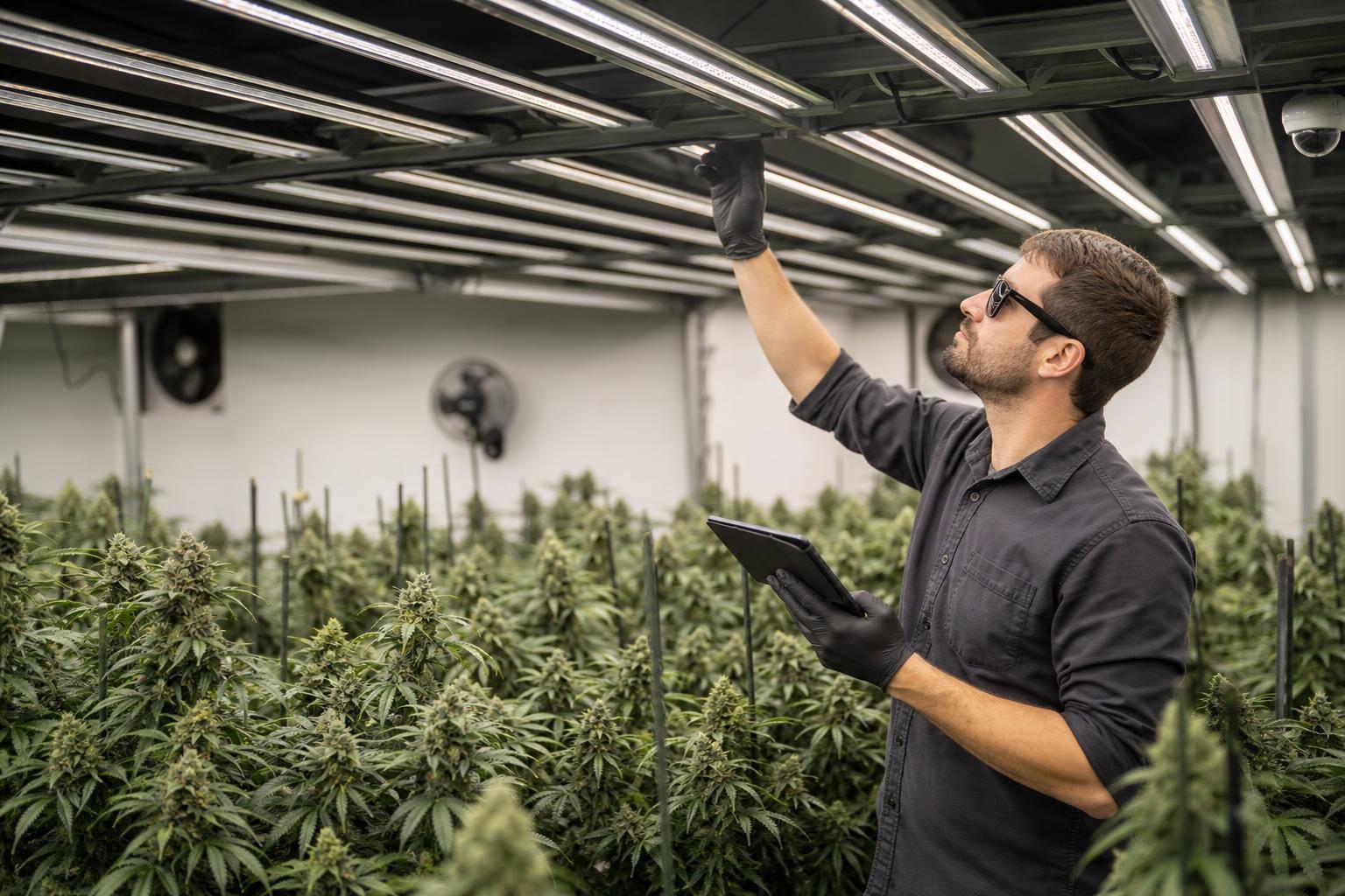commercial grow room lighting design