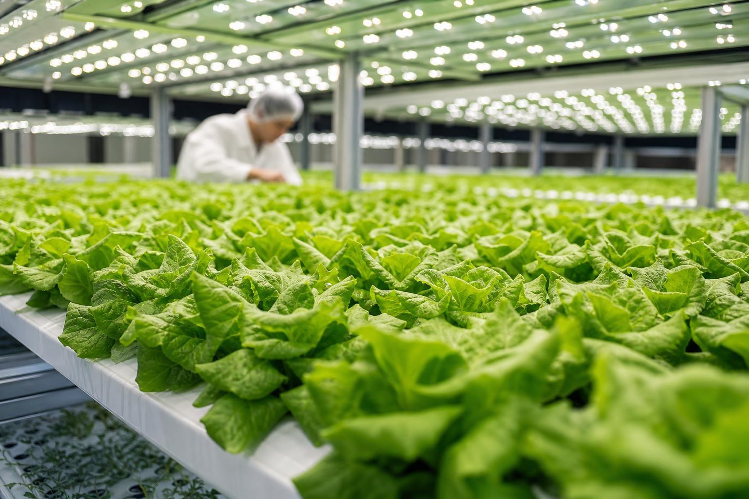 lettuce lighting requirements greenhouse