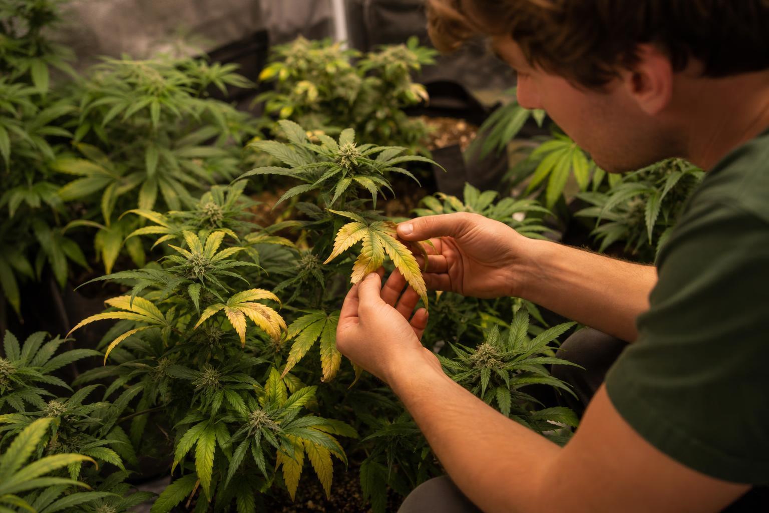 cannabis light burn vs deficiency