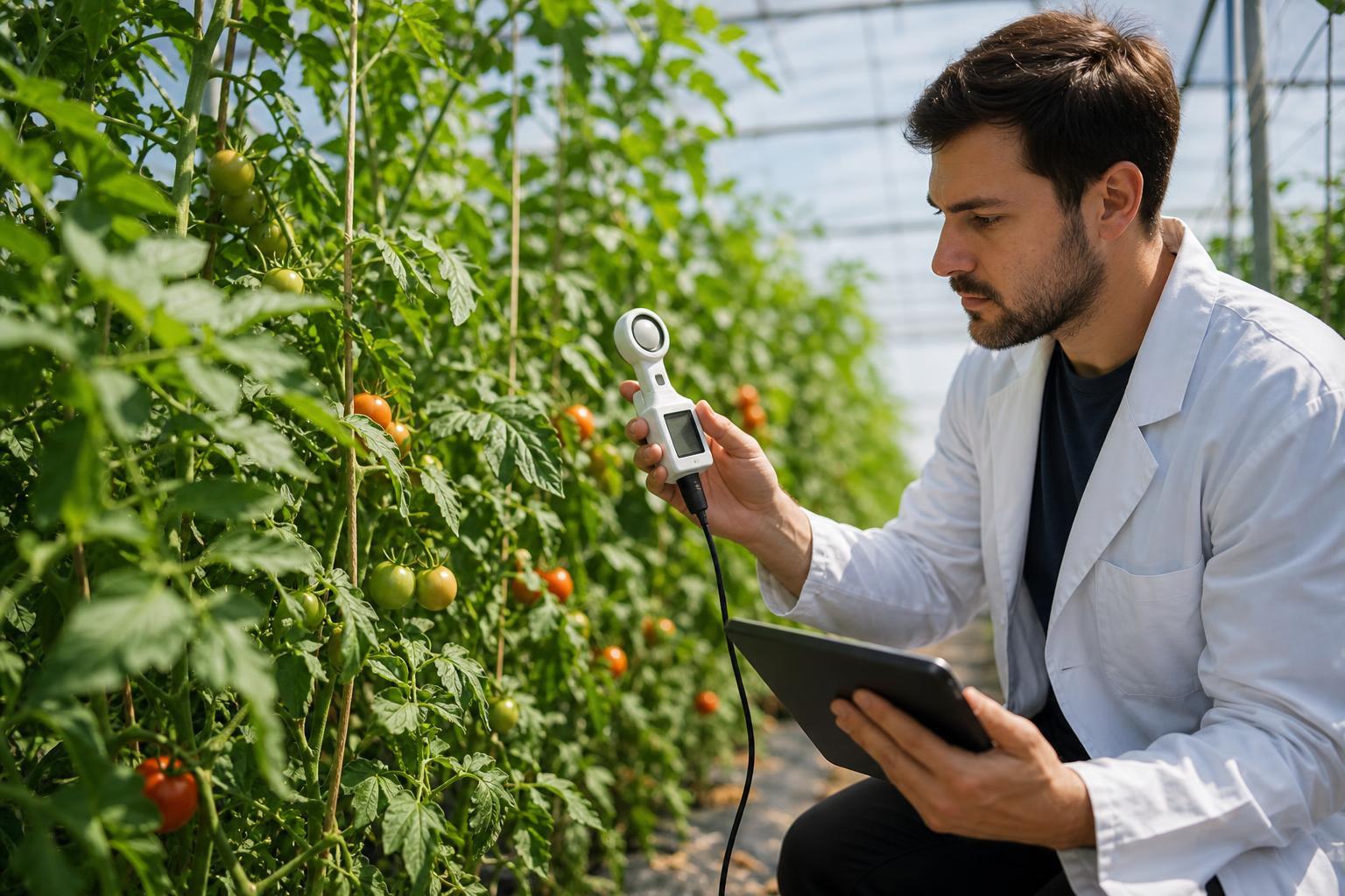 tomato PPFD greenhouse