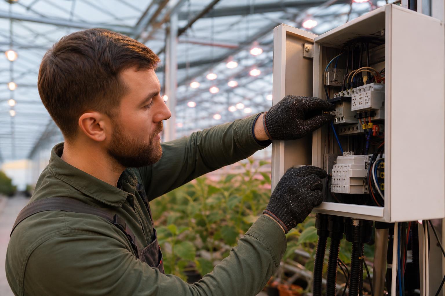 greenhouse lighting electrical design