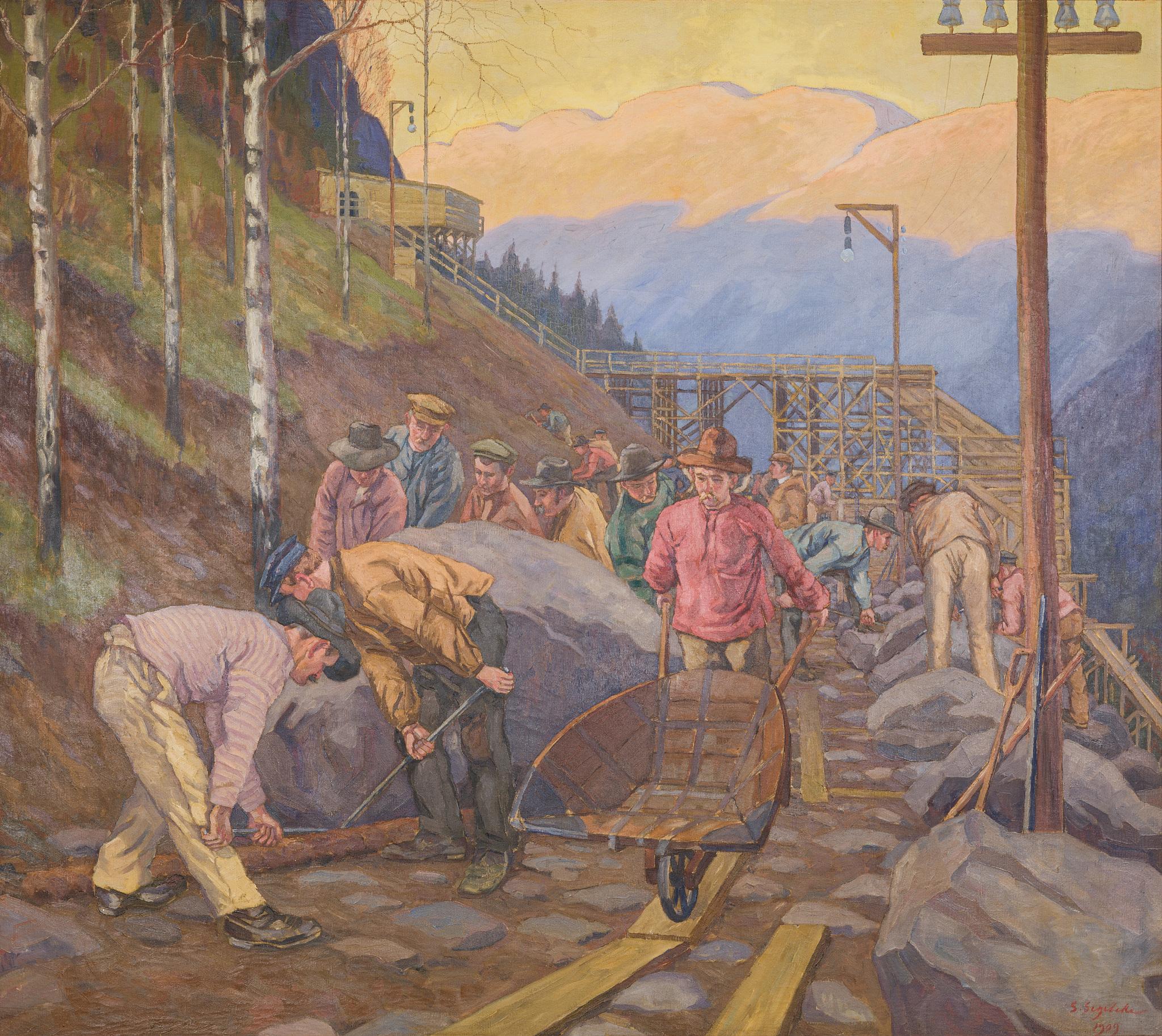 Foto: " Rallere" av Severin Segelcke Datering: 1909 Deponi fra Hydro