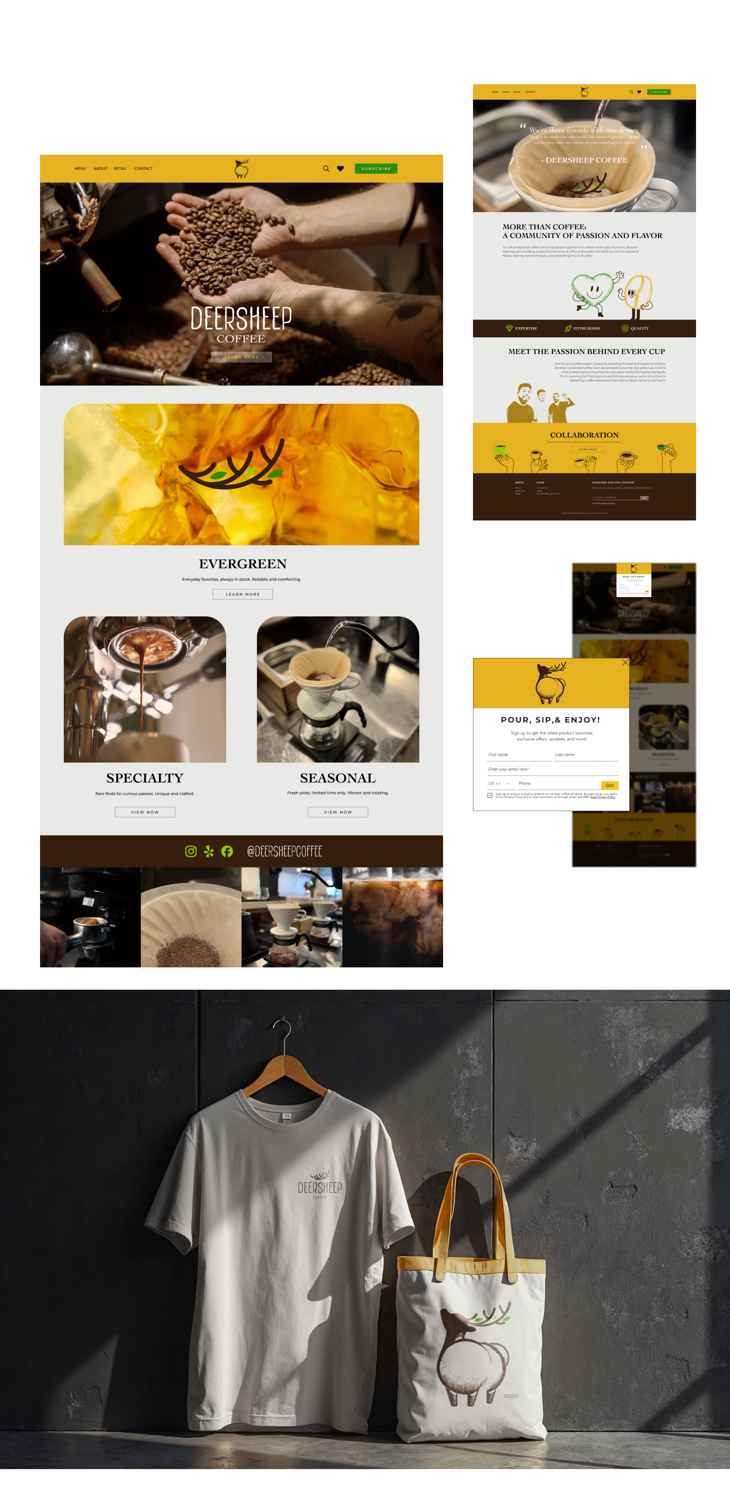 deersheep web + mercht