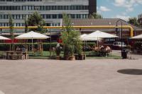 Böhler Park vor dem Böhler Café