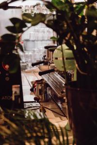 Die Kaffeemaschine im Böhler Café