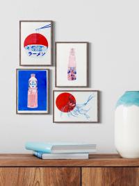 Risographie Bilder von Künstlerin lill