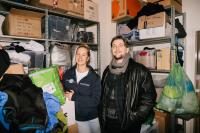 Silke und Nikolai im Lager