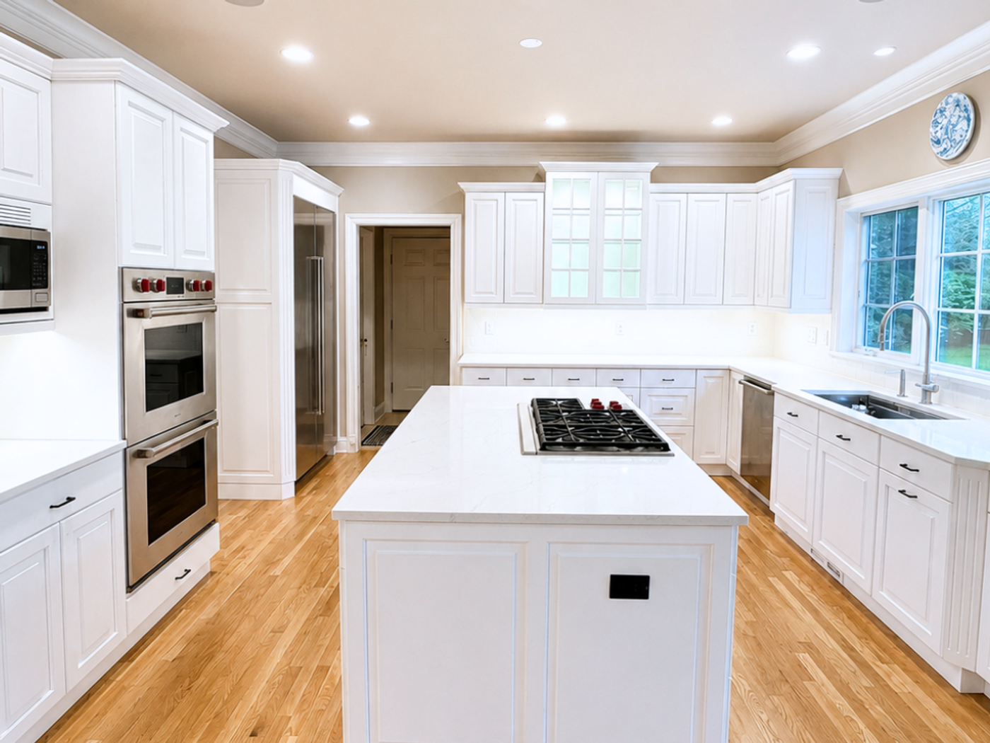 Kitchen Cabinet Refinishing — Stamford, CT project photo 1