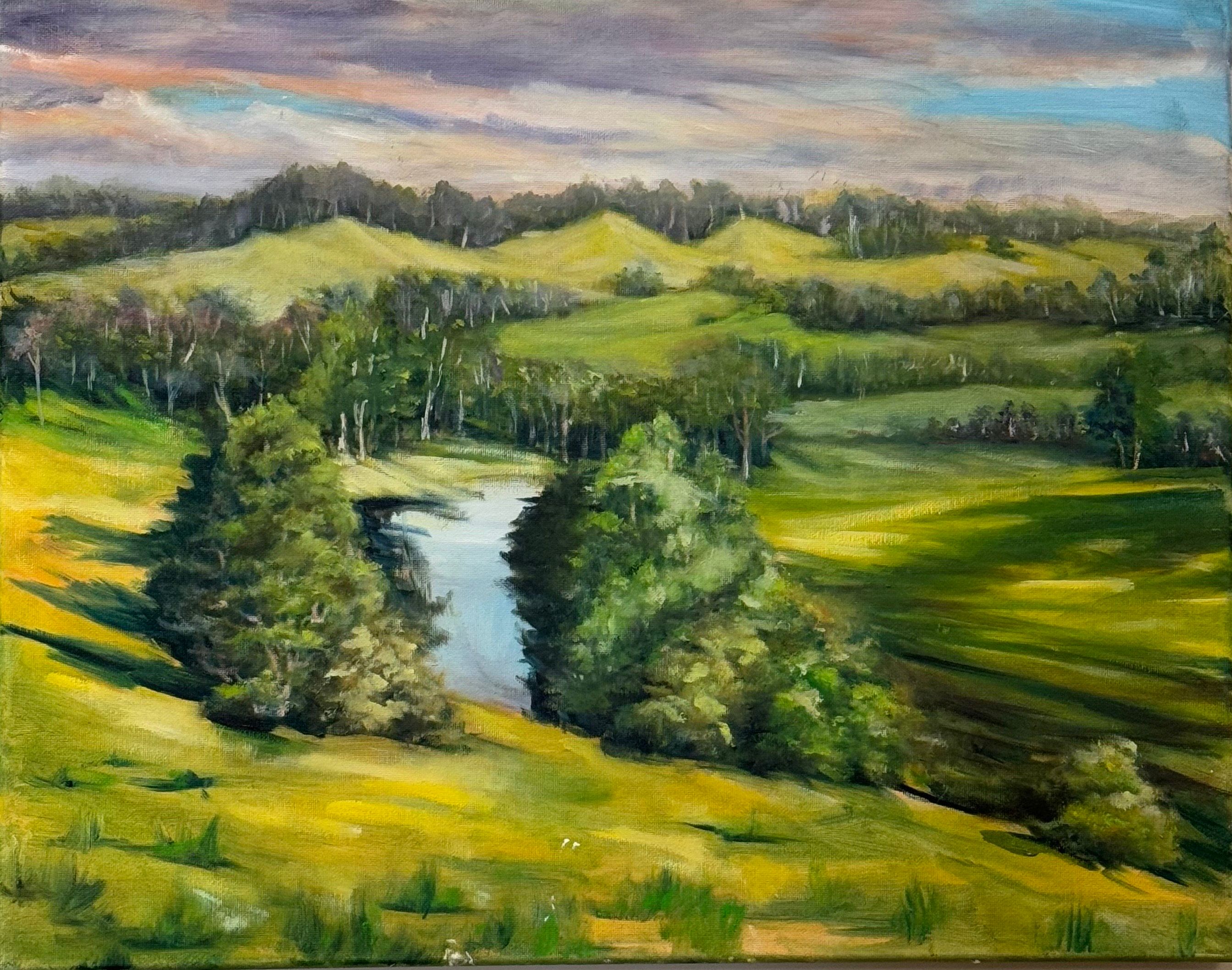 Morning Sun — Oil on canvas by Shue Snyder