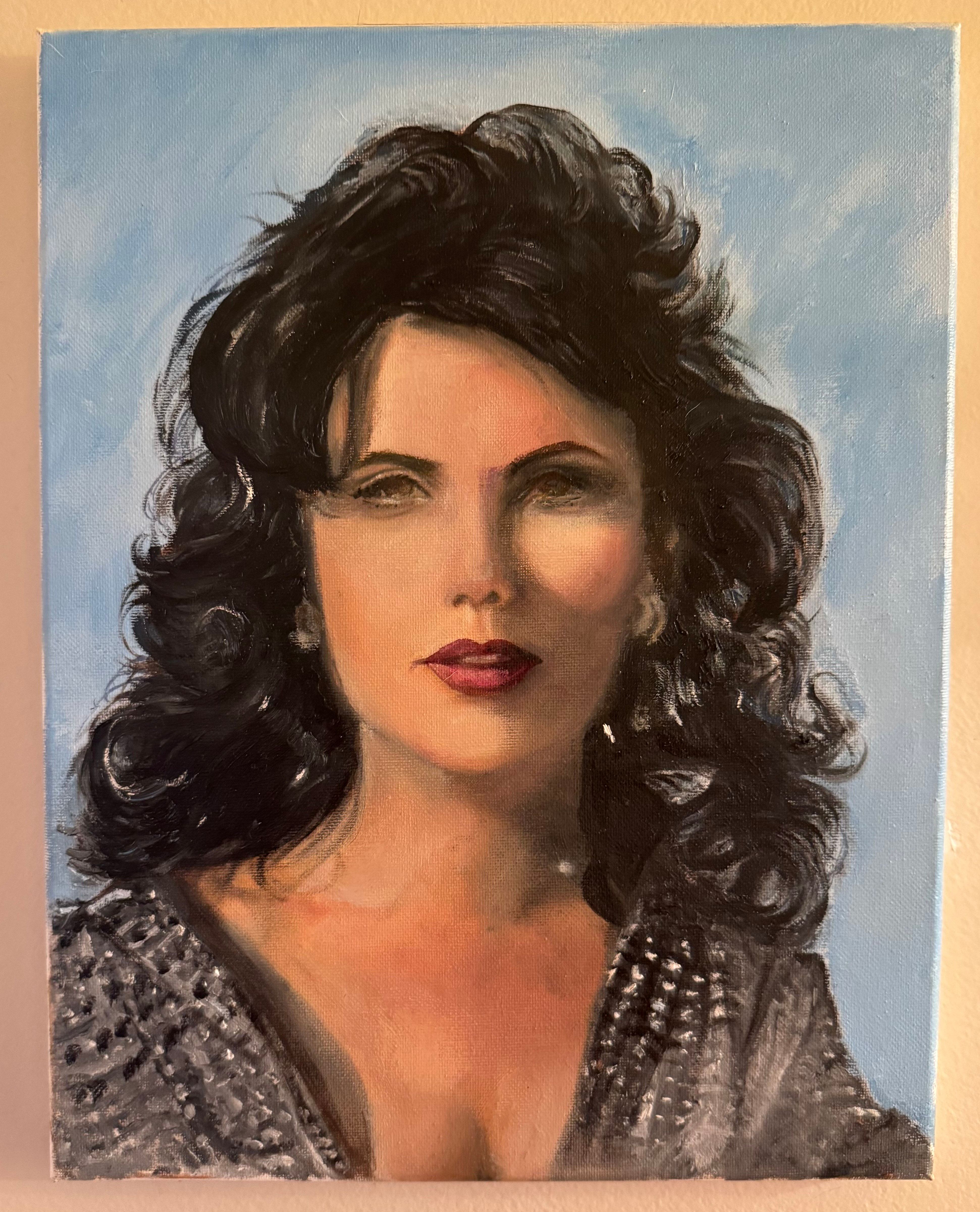Who is She — Oil on canvas by Shue Snyder