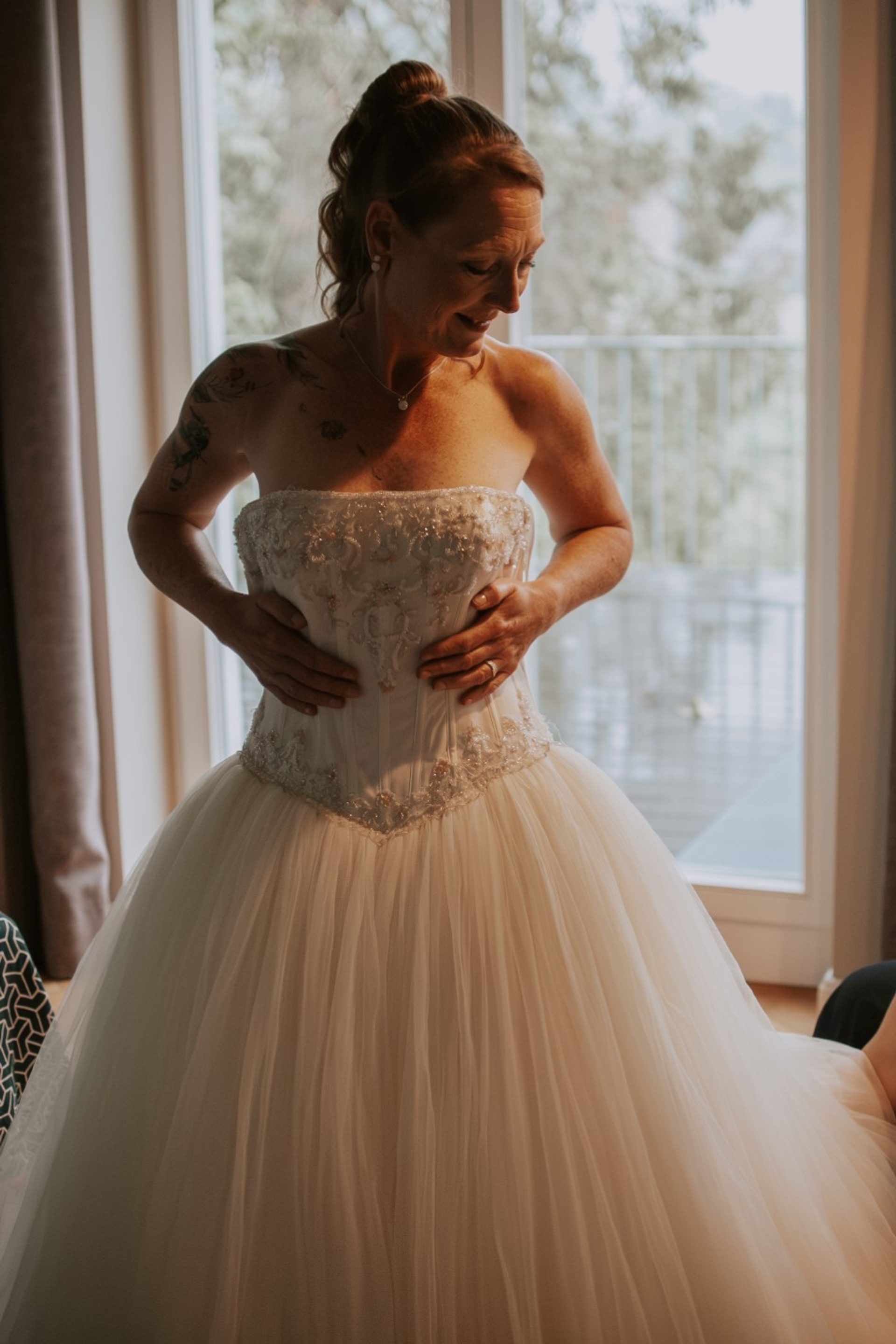 Hochzeitsfoto von Nicole und Axel in Villa Glanzstoff Oberbruch 2025