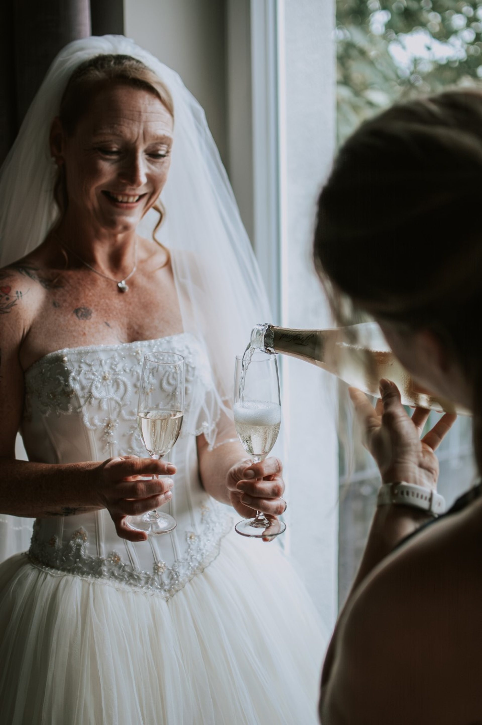 Hochzeitsfoto von Nicole und Axel in Villa Glanzstoff Oberbruch 2025