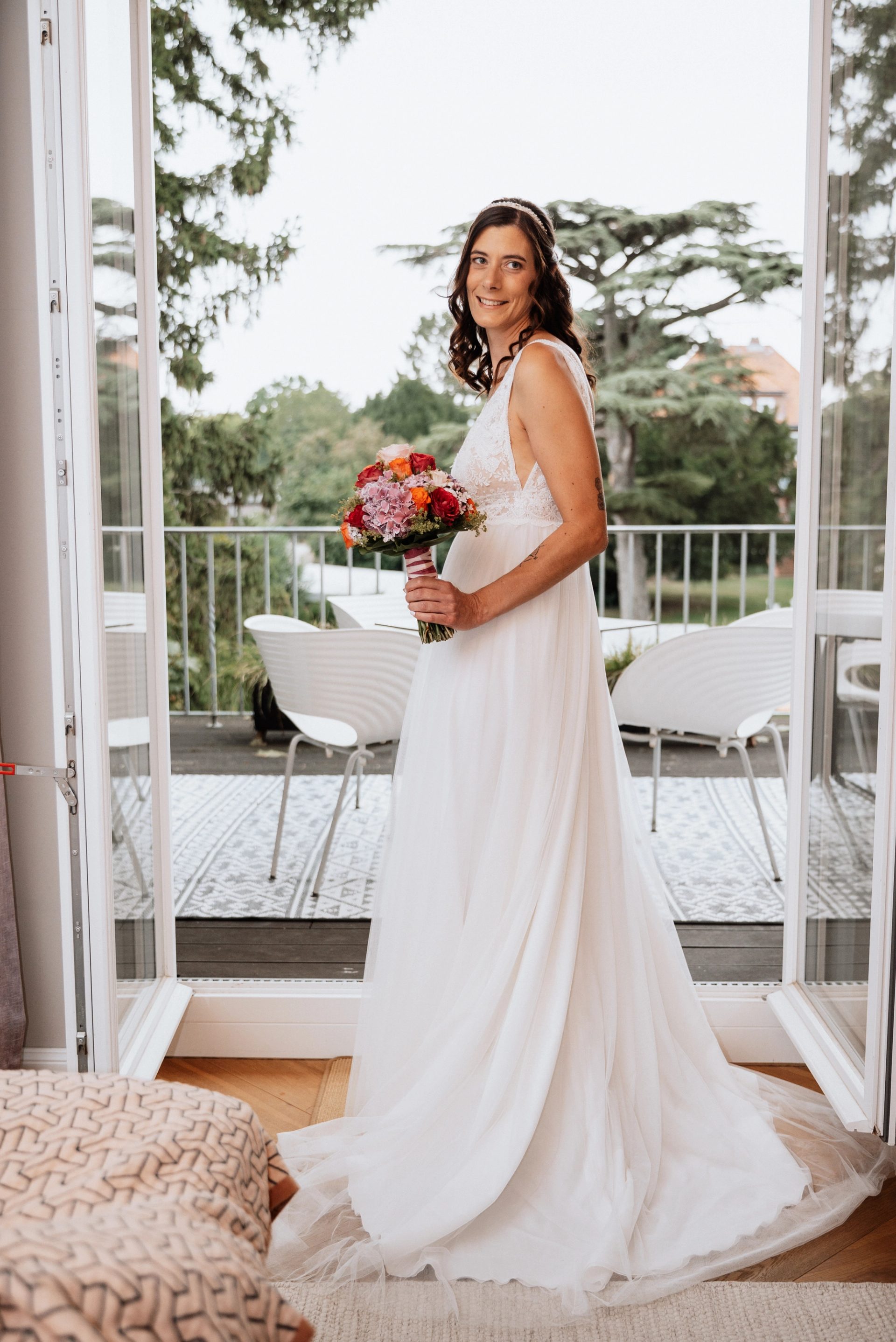 Hochzeitsfoto von Maren und Ralph in Villa Glanzstoff Oberbruch