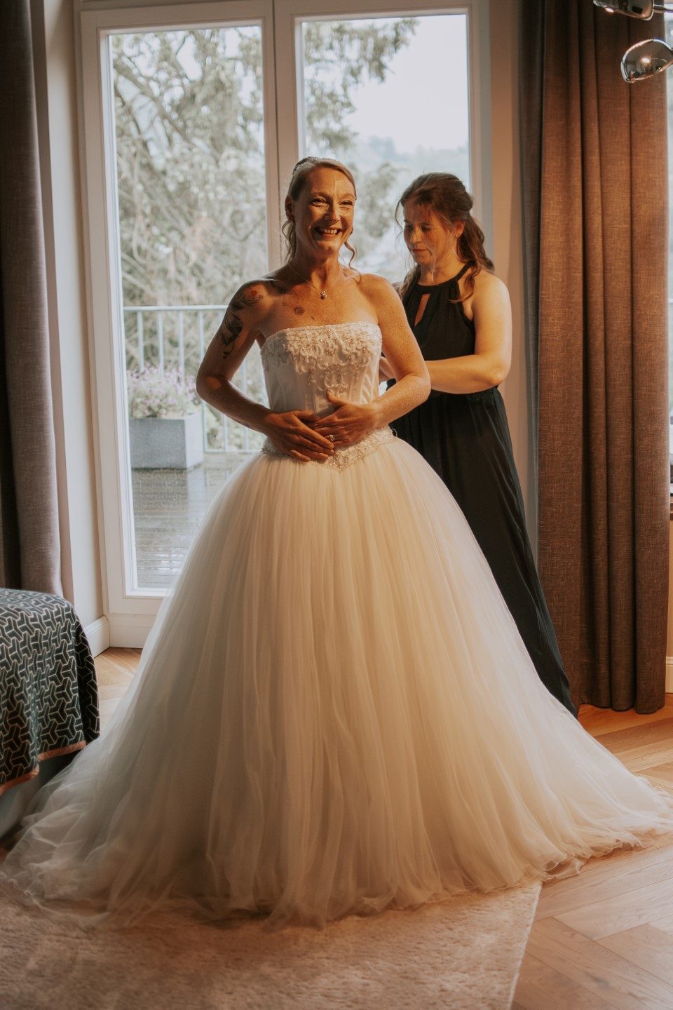 Hochzeitsfoto von Nicole und Axel in Villa Glanzstoff Oberbruch 2025