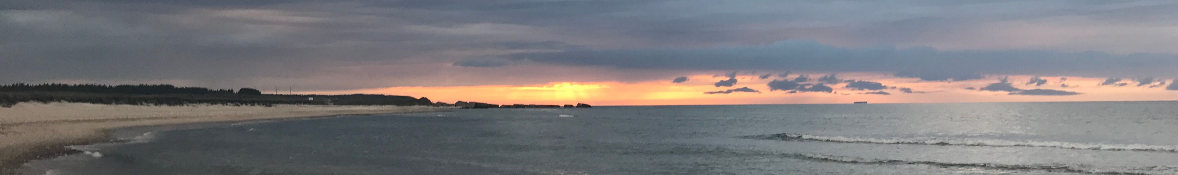 Solen går ned i Vigsø
