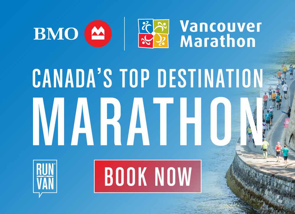 $75 off BMO Vancouver half or full marathon