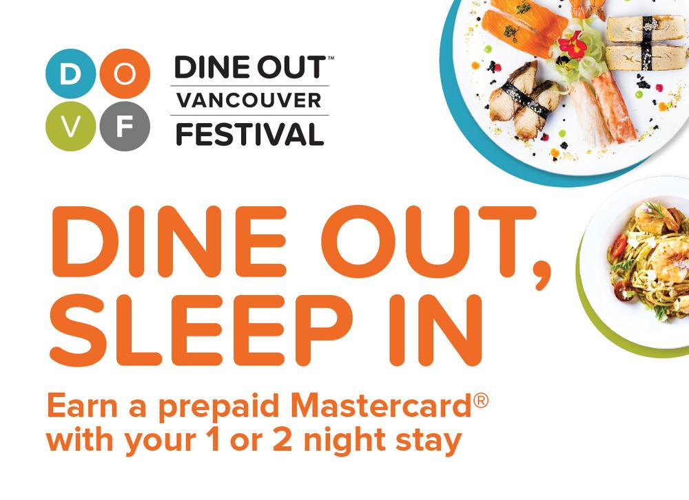 Earn a prepaid Mastercard with your 1 or 2 night stay