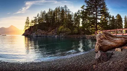 Shoreline at Porteau Cove Provincial Park