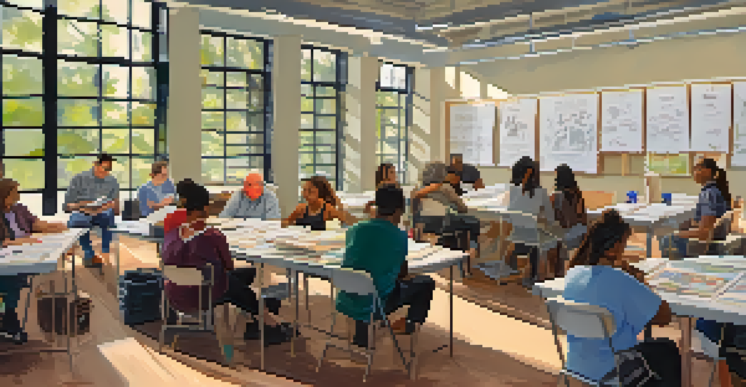 An intimate writing workshop at the New Orleans Book Festival with aspiring writers and an instructor in a bright, inviting room.