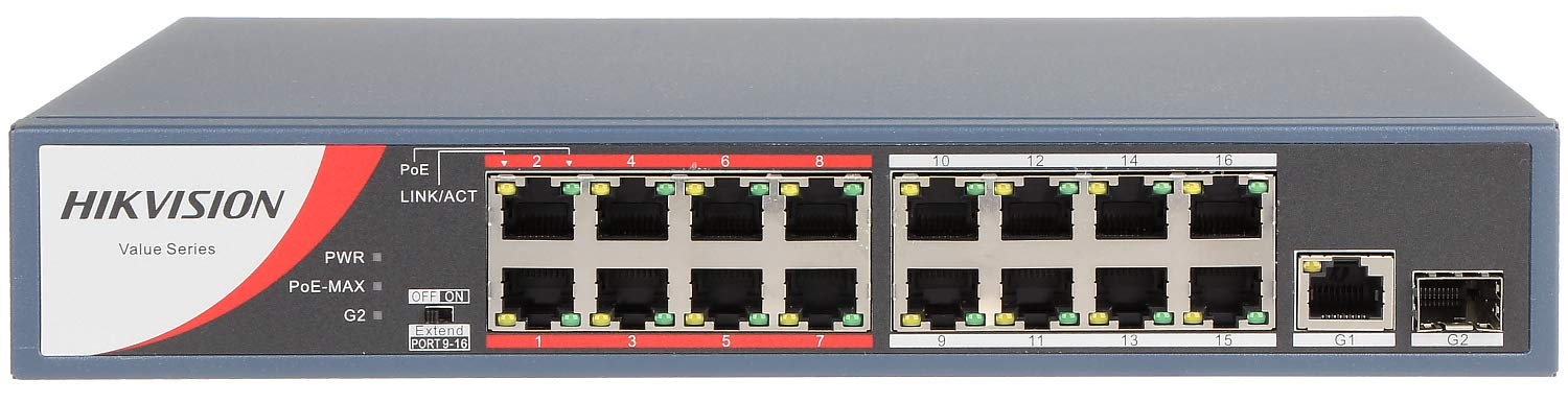 Hik Vision 16-Port/100M PoE