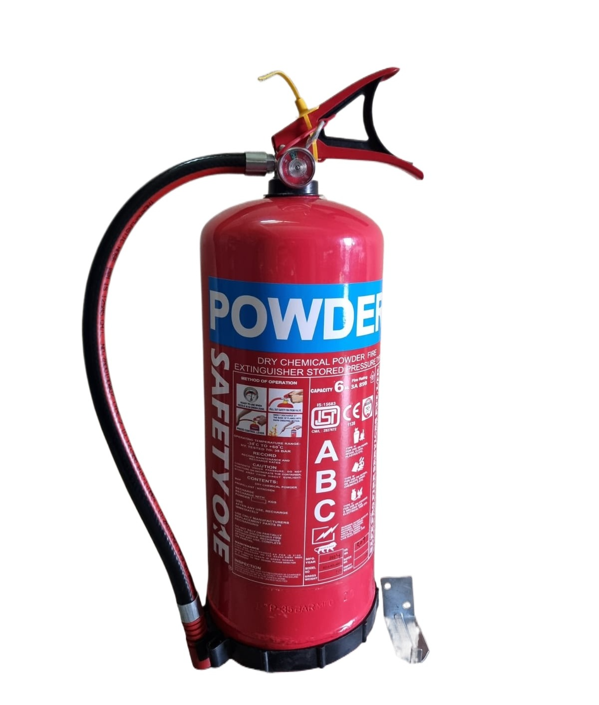 ABC Powder Type Fire Extinguisher 4Kg Capacity