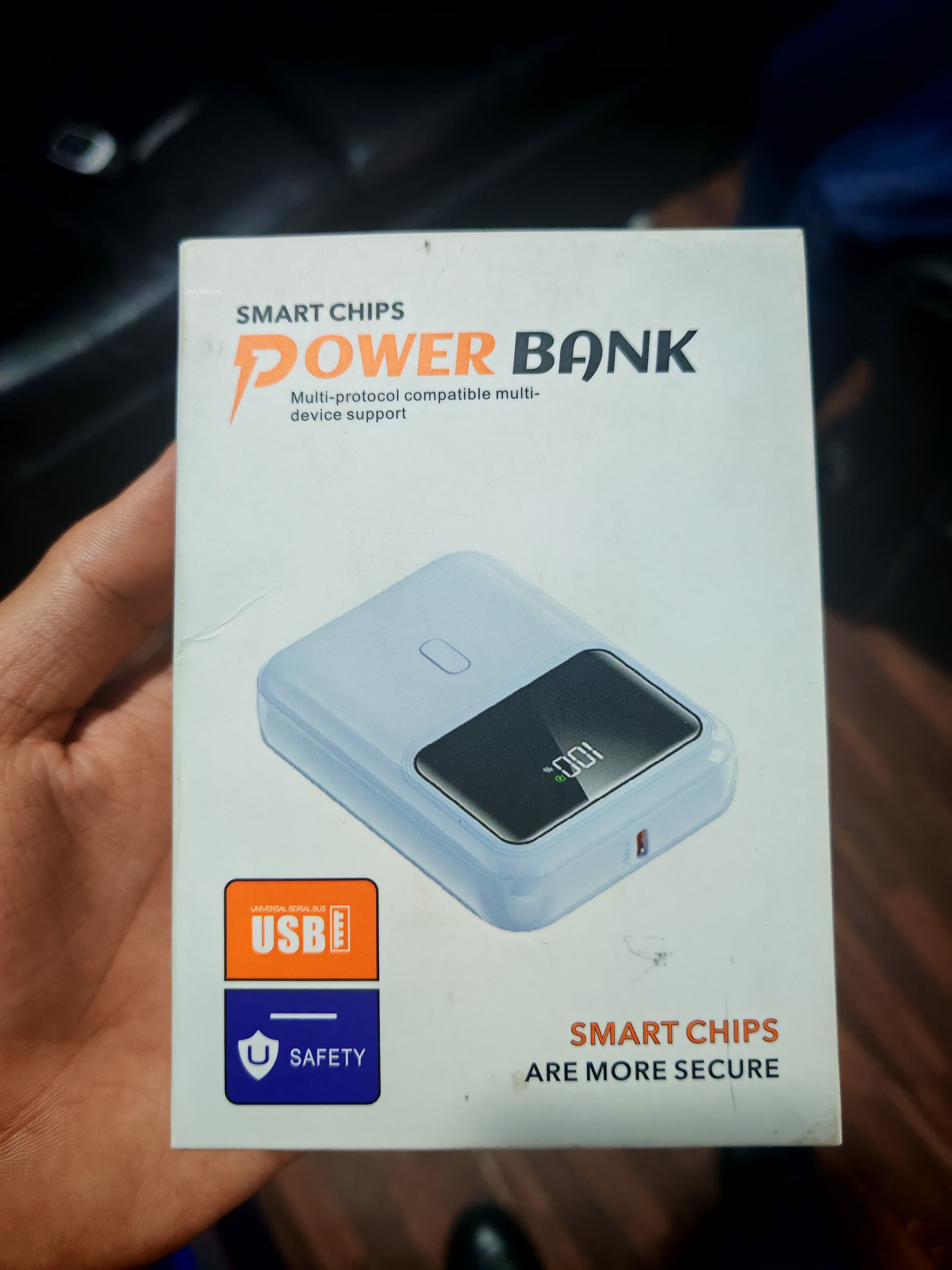 SMART CHIPS Power Bank 10,000 Mah