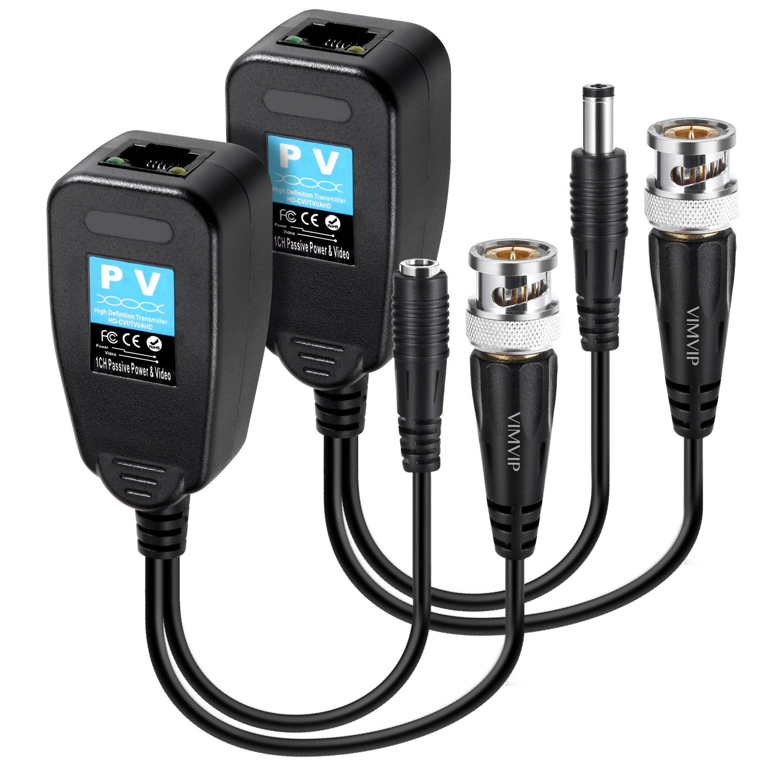 HD-CVI/TVI/AND Passive Video Balun Pair