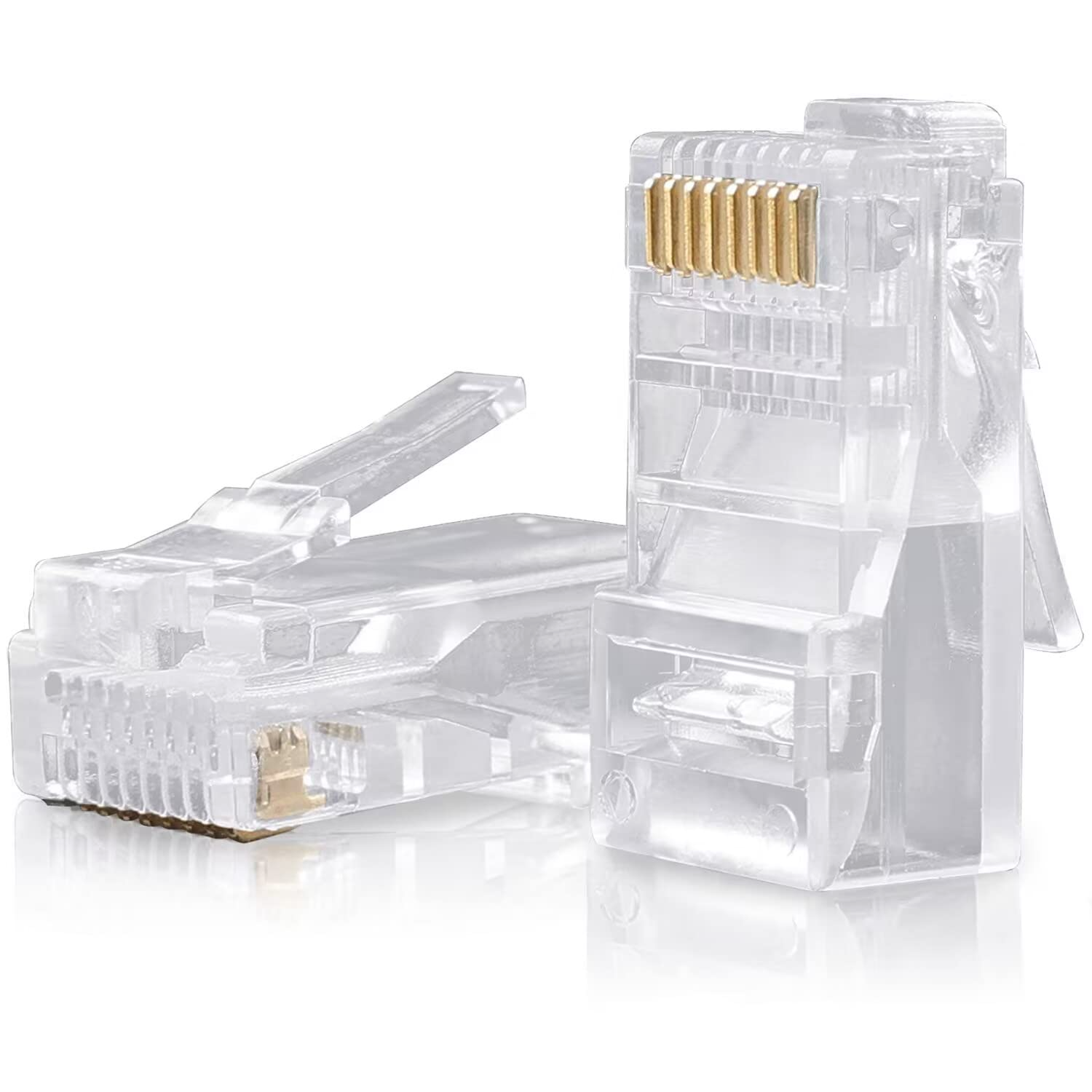RJ45 CAT5 UTP crysal head single piece