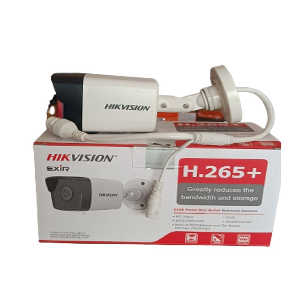 HikVision H.265+ Exir Fixed Mini Bullet Network Camera DS-2CD1023G0E-I