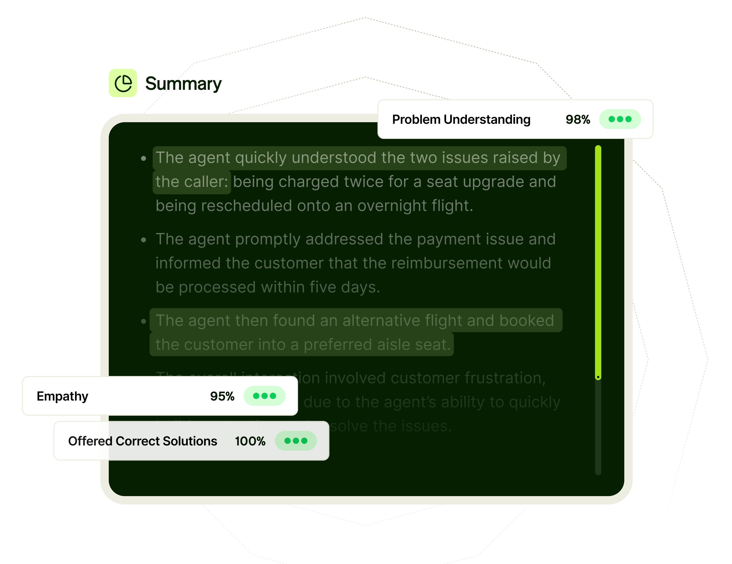 Evaluate every conversation
