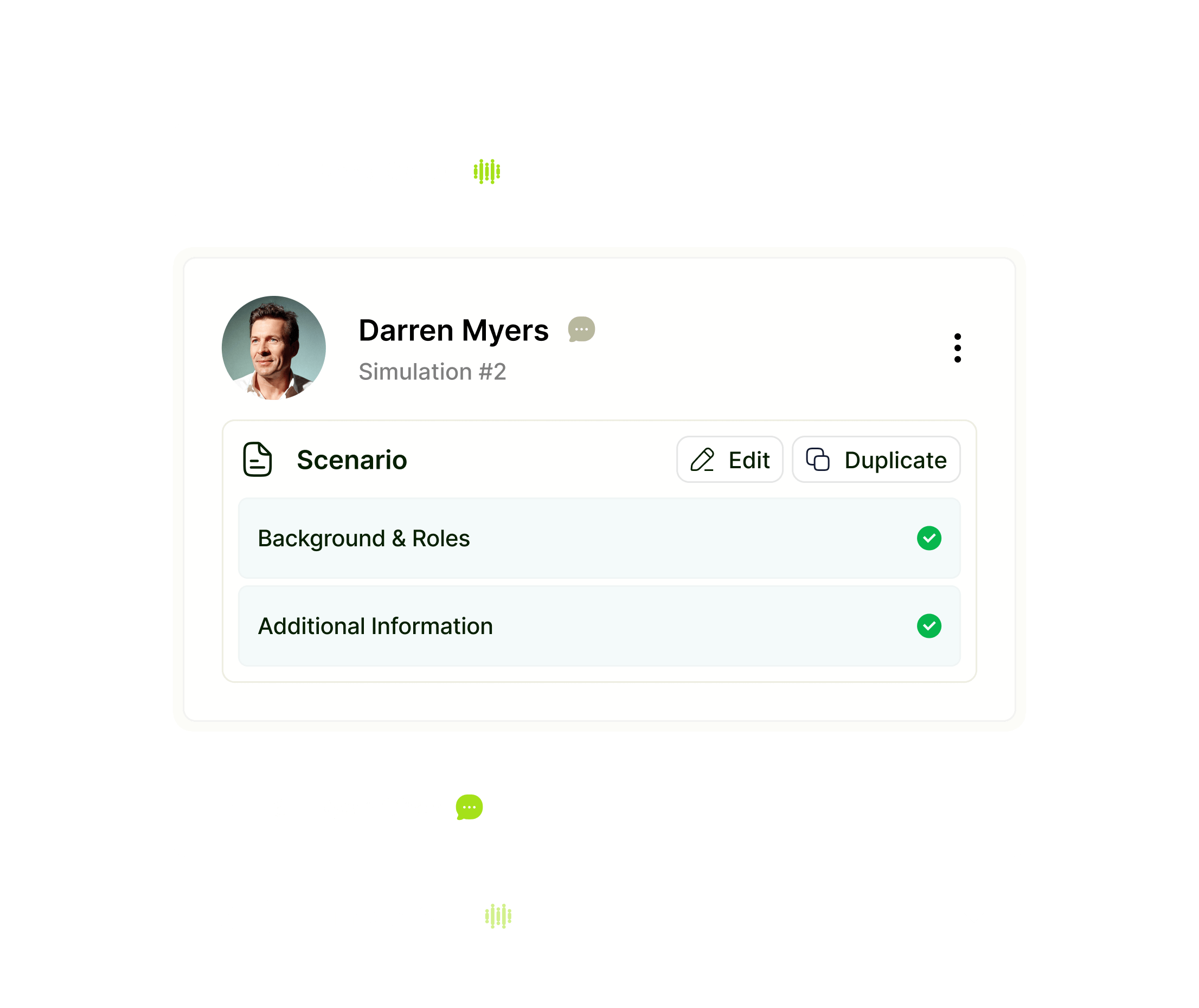 Scenario management