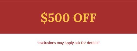 $500 Off Icon