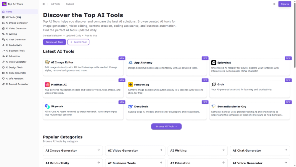 image of Top AI Tools image of Top AI Tools