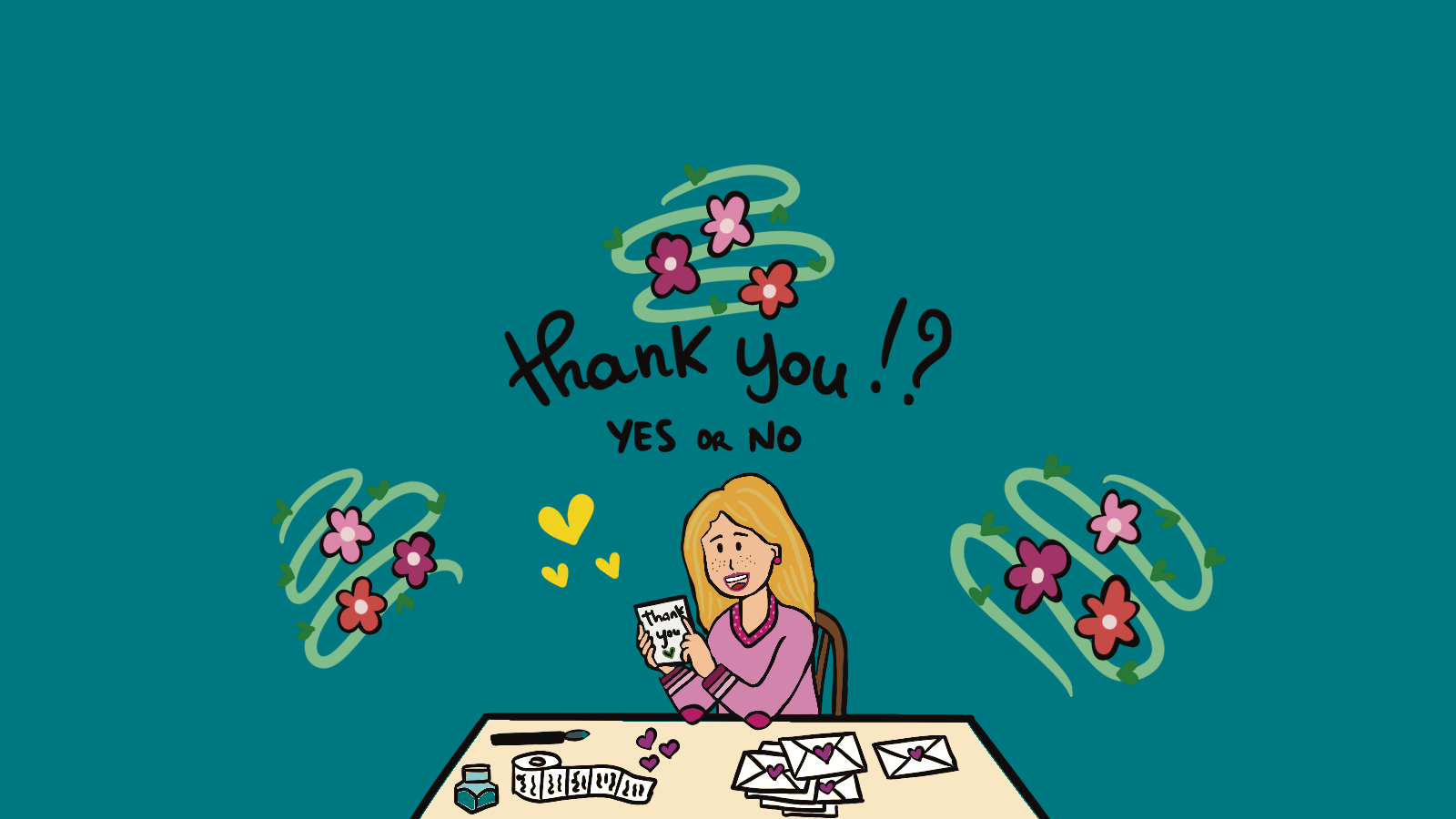 Thank you cards: yes or no illustration