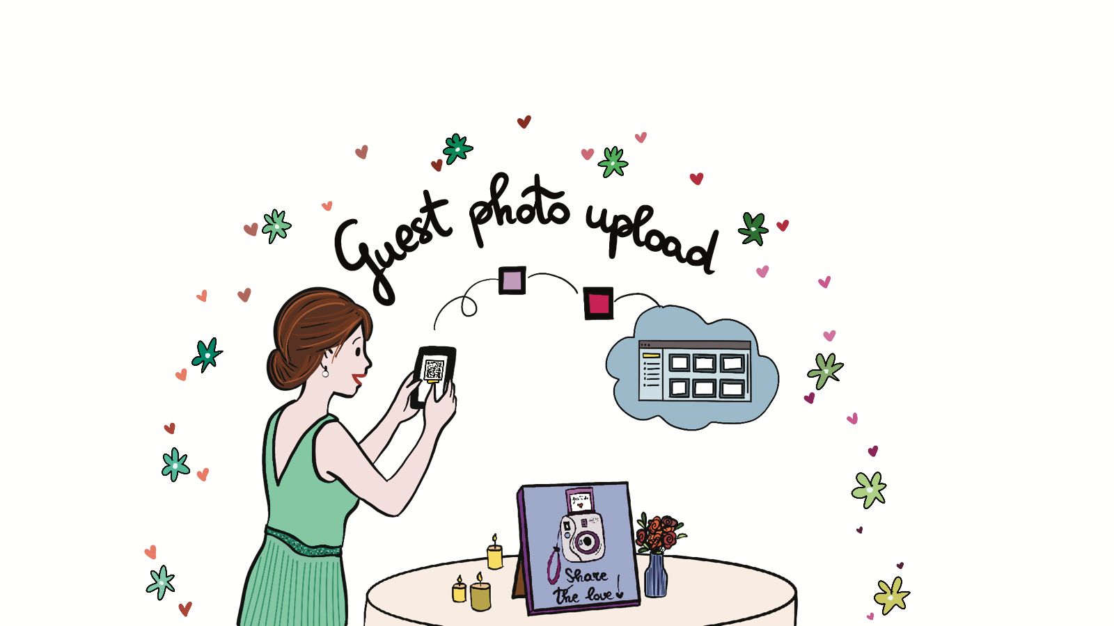 Guest Photo Upload Illustration