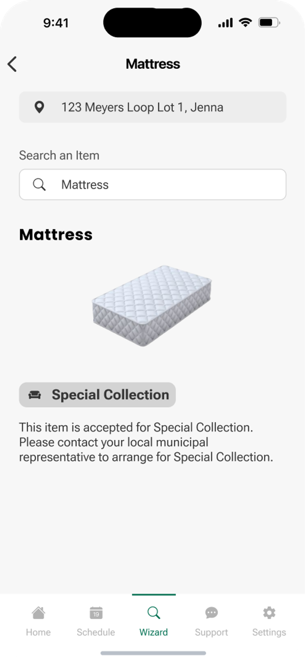 App screen