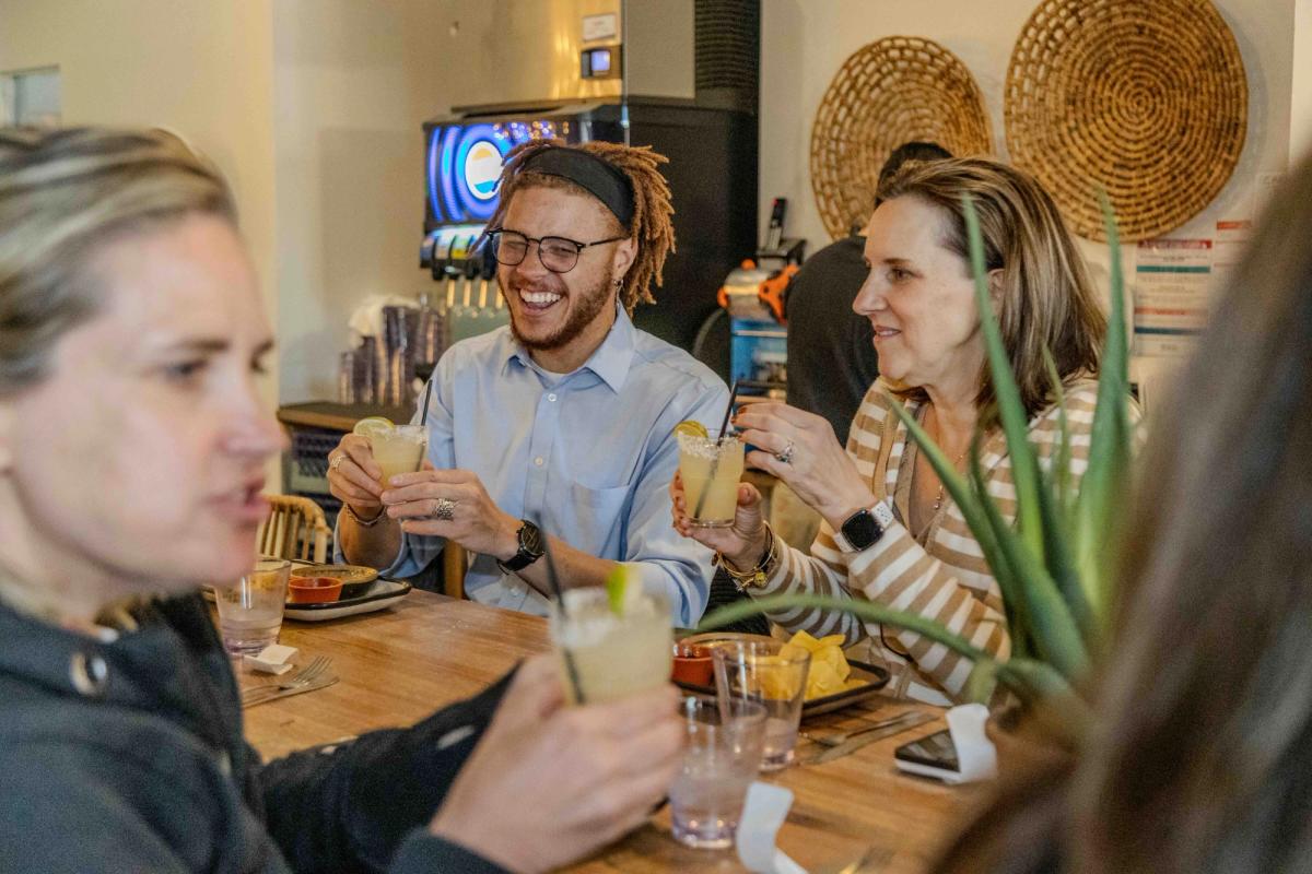 People enjoying a food tour with Rocky Mountain Food Tours in Colorado Springs