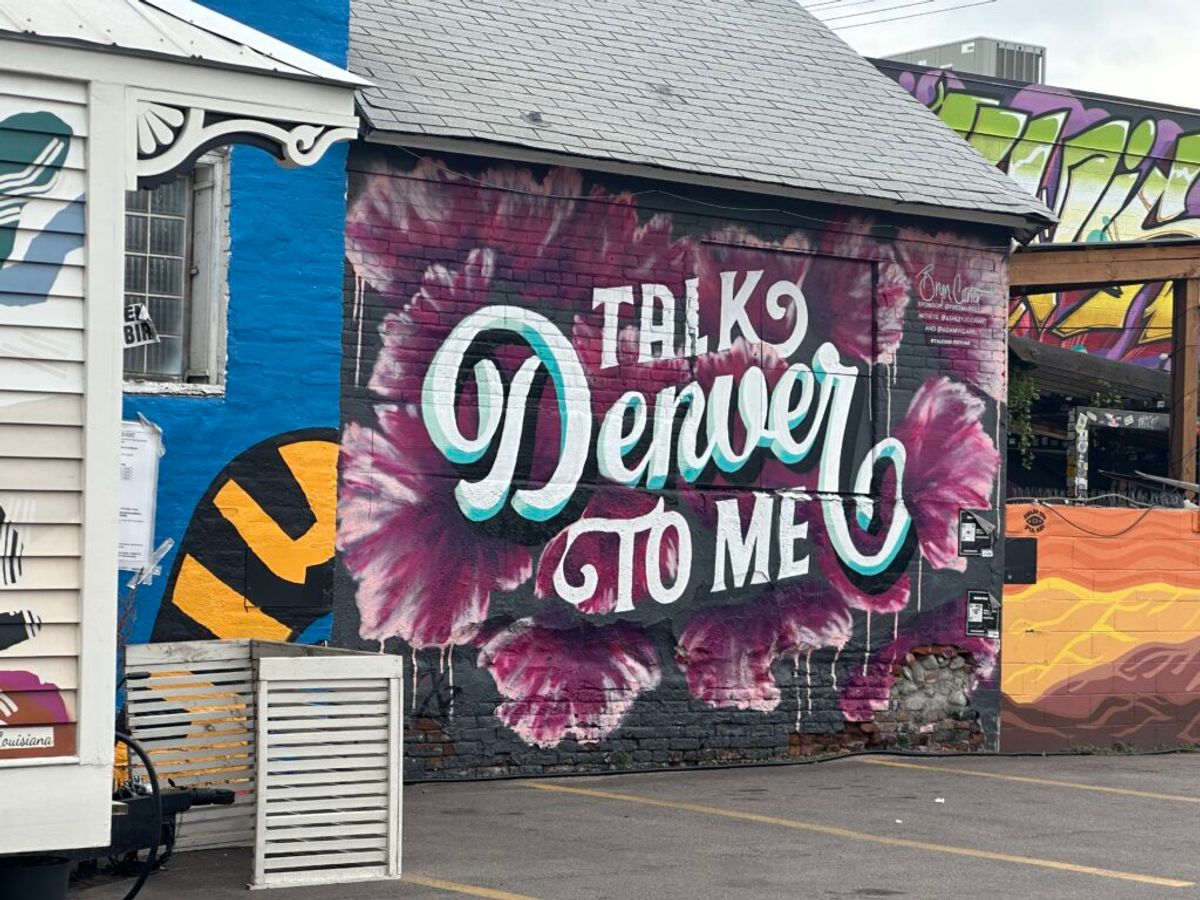 Talk Denver to Me Mural | Denver Graffiti Tour