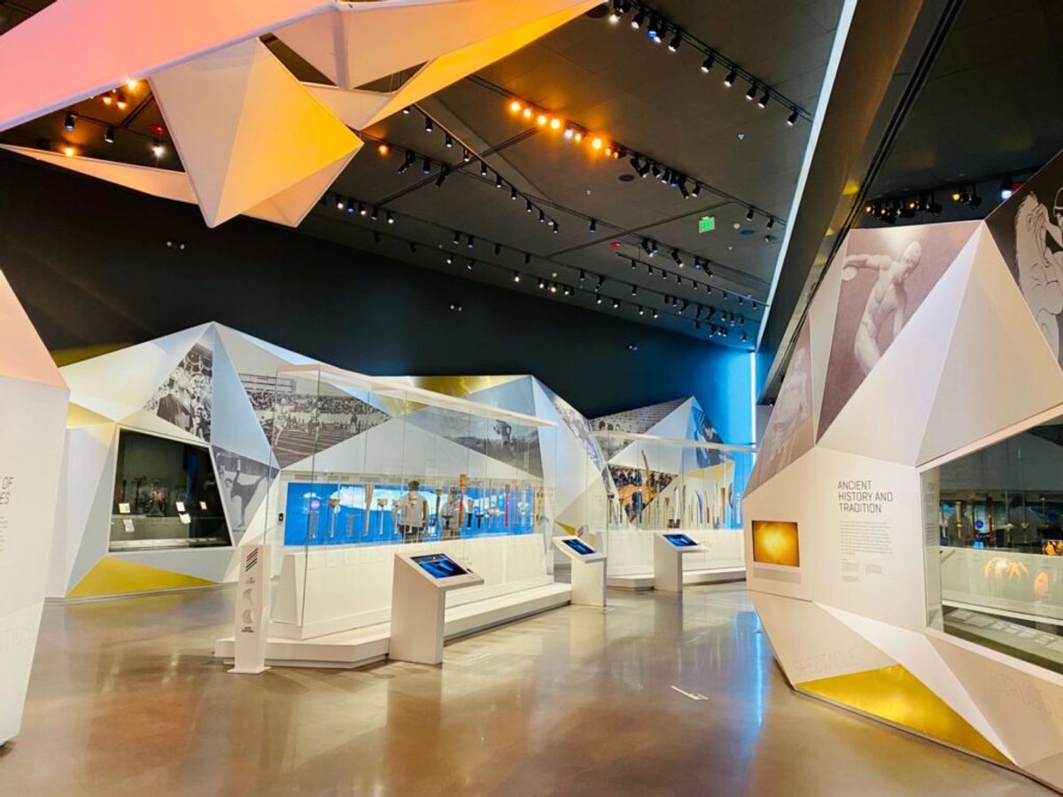 Inside the Olympic Museum Colorado Springs