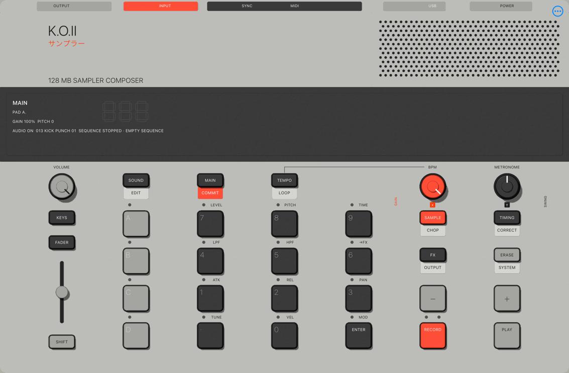 Nomad Engineer SS01 prototype with Classic surface on iPad mini Simulator in landscape orientation