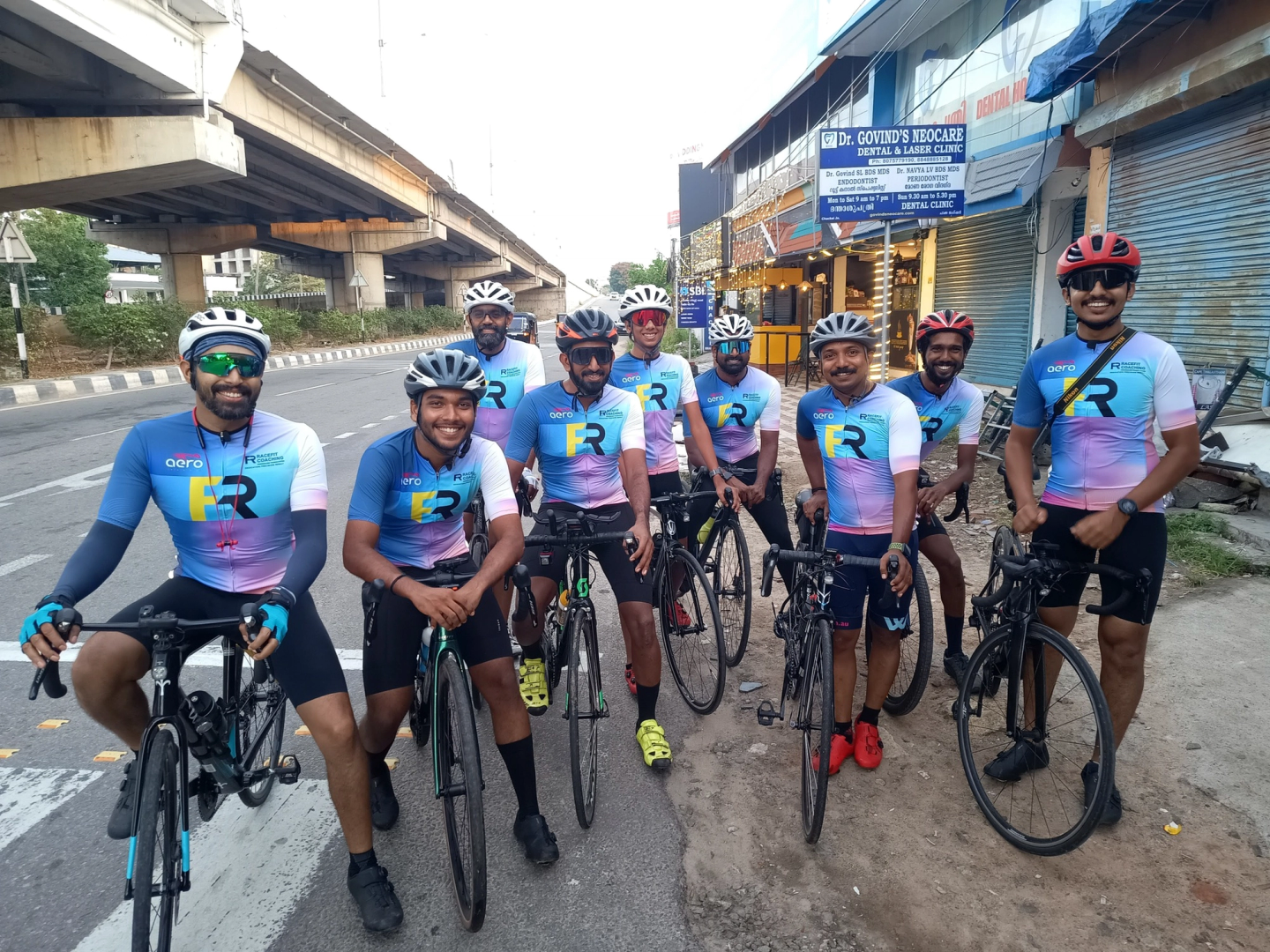 Racefit team ready for training