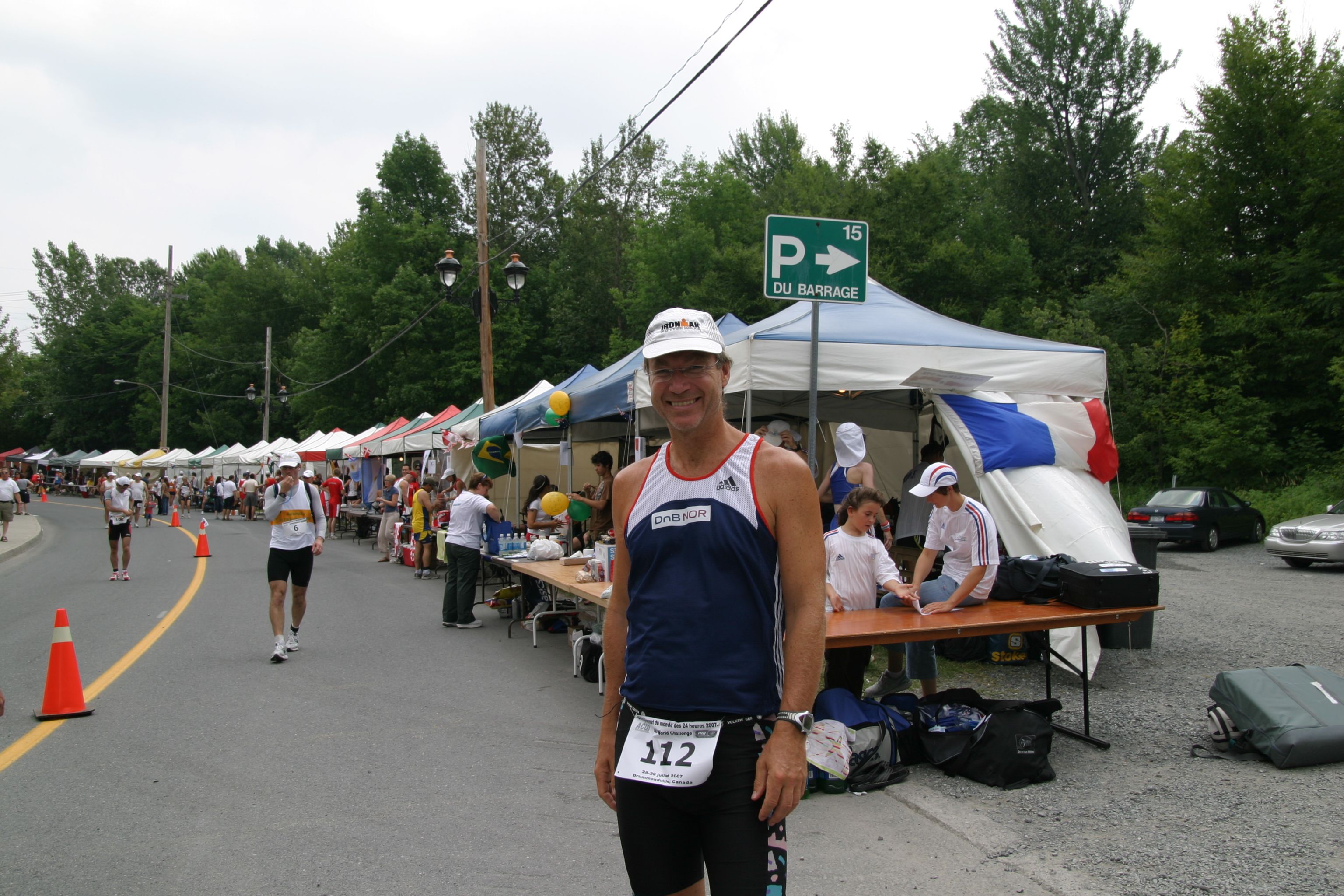 Med landslaget i VM 24 timers i Canada i 2007