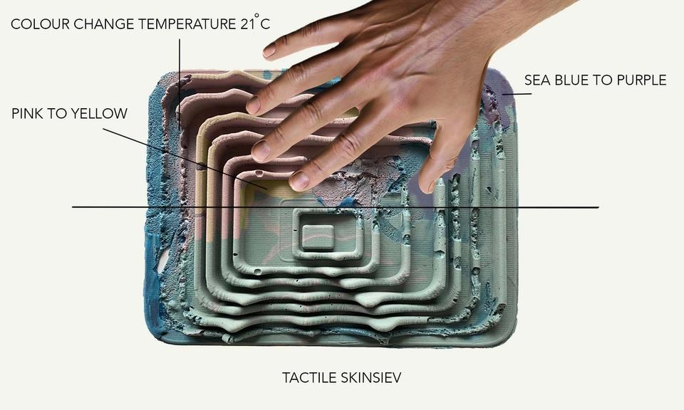 Tactile colour change language, a universal understanding in submersible.